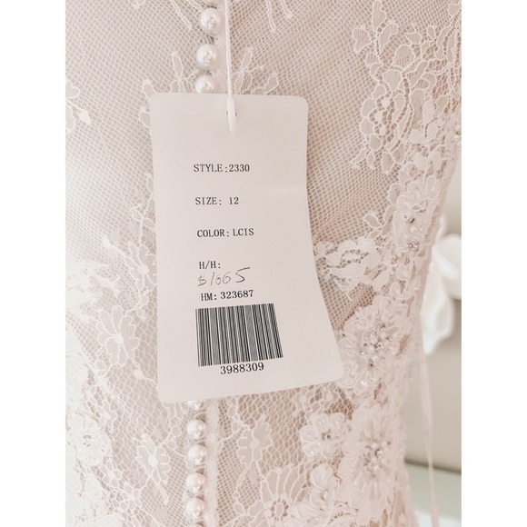 NWT CASABLANCA Bridal Style 2330 Chloe Wedding Gown -Ivory - Picture 13 of 15